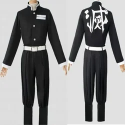 Anime Demon Slayer Kimetsu Geen Yaiba Tomioka Giyuu Cosplay Kostuum Pak Uniformen Kostuums Pruik Kind Volwassen Partij