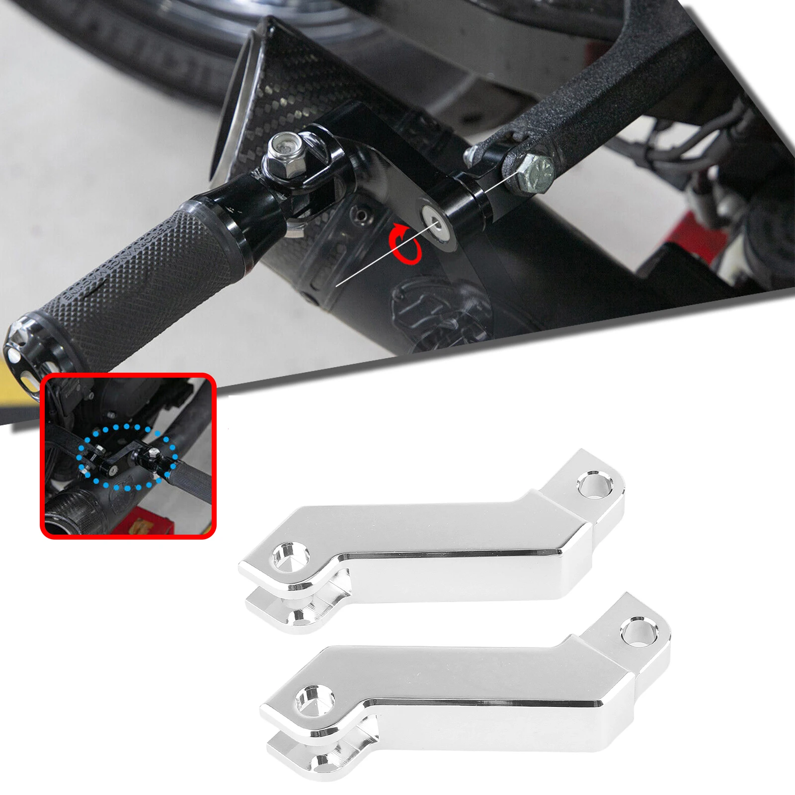 

Motorcycle Male Mount Foot Peg Rest Plate Footrest Pedal Extensions For Harley Davidson