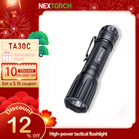 Nextorch TA30C 1600 Lumen LEDFlashlight with Flashlight Case V51 V5,USBc Rechargeable IPX8 Waterproof Tactical Duty Torch Light