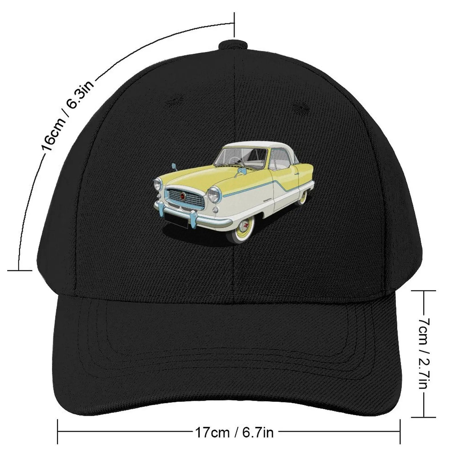 Austin Metropolitan in two tone yellow and white Baseball Cap Custom Cap Trucker Hat Hood Women's Golf Wear Men's