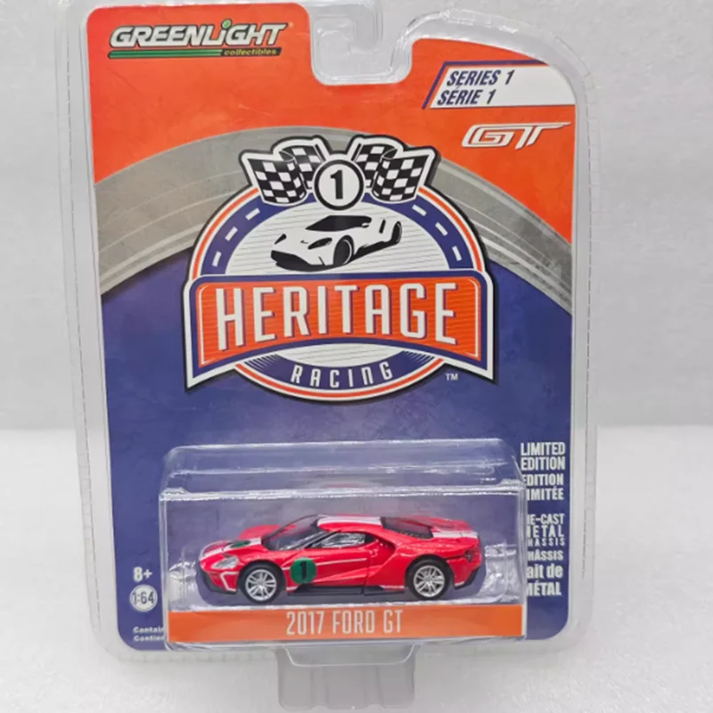 

Greenlight 1:64 Scale 2017 GT Racing Green machine Alloy Car Model Static Collection Decorated Holiday Gifts Toys