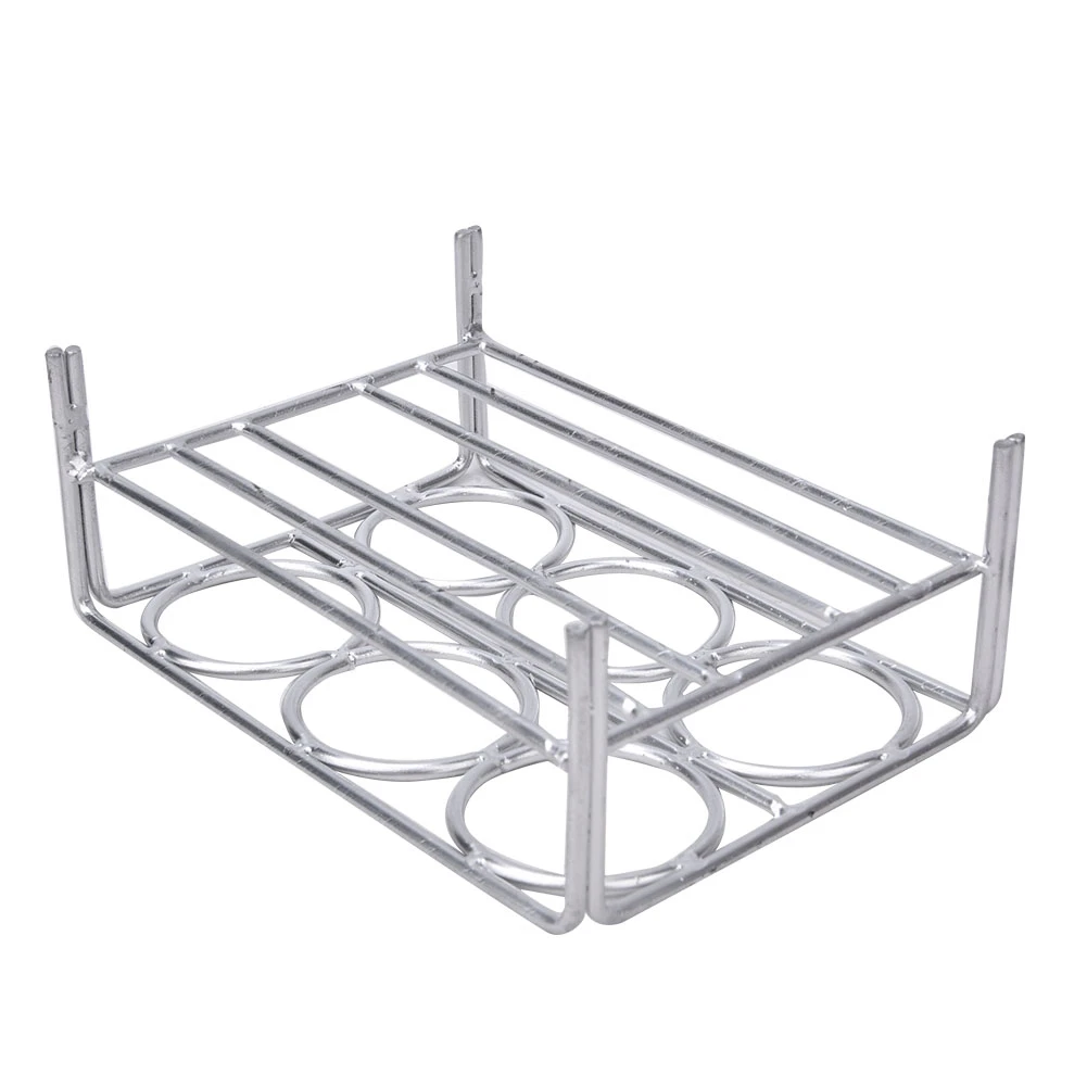 C5 Crucible Holder 6 Holes 36mm Hole Diameter Chrome Plated Nickel Wire Crucible Support Kitchen Accessories Kitchen Gadgets