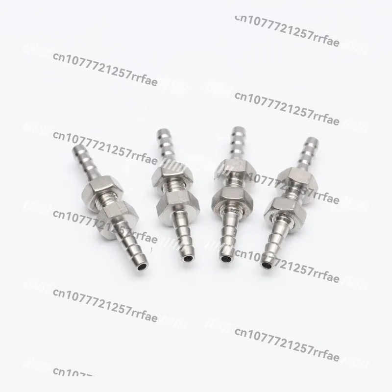 304 stainless steel barb baffle fittings mm hose connector tube adapter hexagonal head through bulk inverted