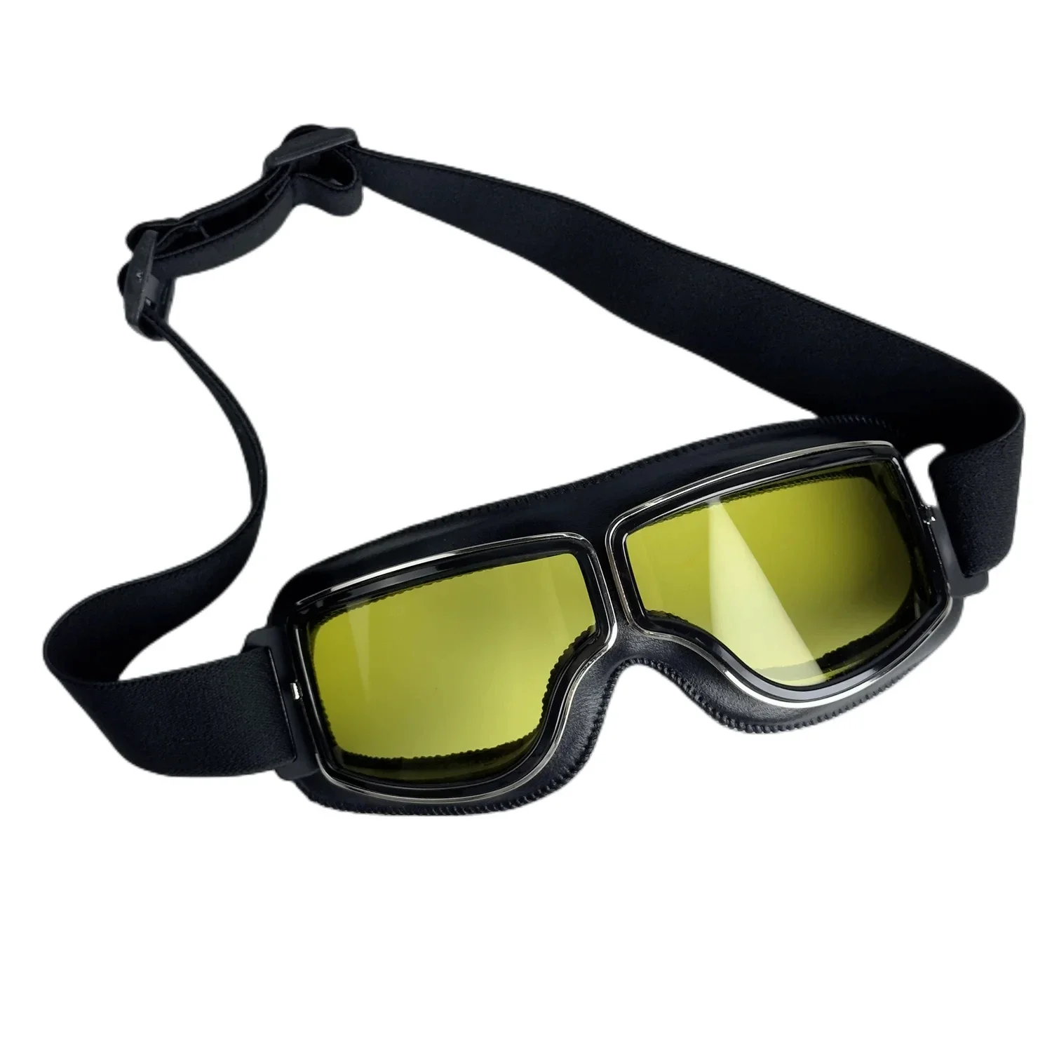 

Metal Border Retro Glasses Goggles Motorcycle Fit Protection For Biking and Outdoor Adventures European Vintage Design