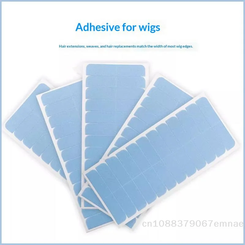 

10 Sheets Waterproof Supertape Hair Tape Double Sided Adhesive Super Tape For Lace Wig Toupee Replacement