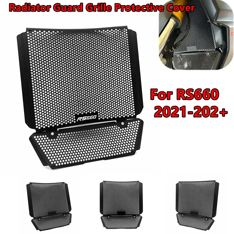 

Motorcycle Accessories Radiator Guard Grille Protective Cover Oil Cooler Cover Protector For Aprilia RS660 RS 660 2020-2026 23