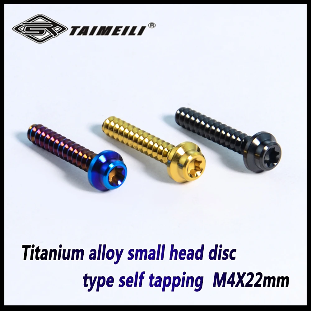 TAIMEILI Titanium bolt T2 series self tapping screw small head M4x22mM5x25mm