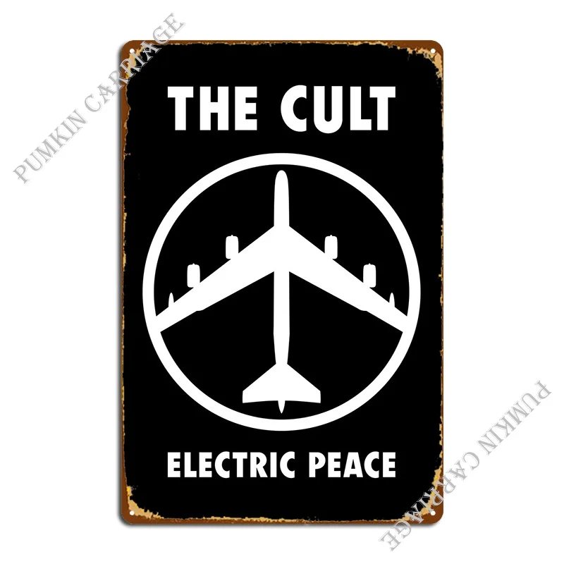 The Cult Band Metal Plaque Poster Decoration Create Cave Cinema Classic Tin Sign Poster