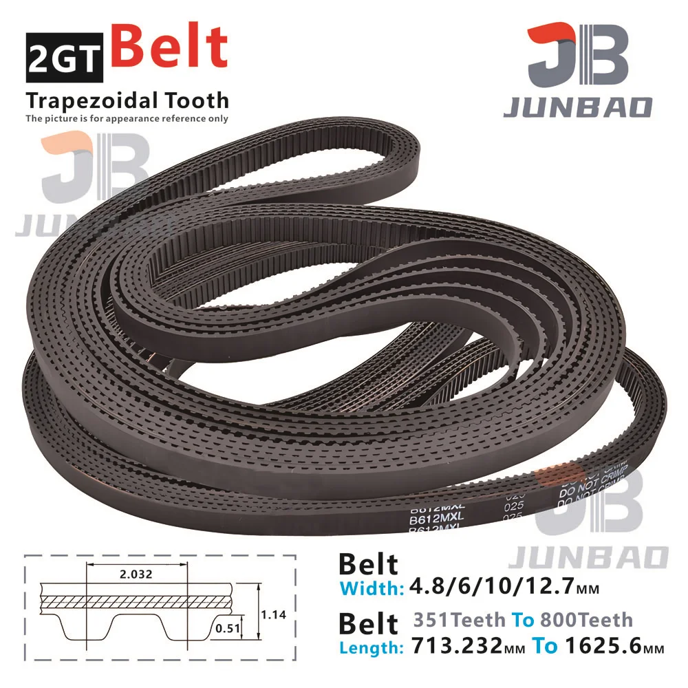 

MXL Model Timing Belt Pitch Length LP=713.232 To 1625.6MM B351 To B800Teeth Width 4.8 6 10 12.7MM High Torque Synchronous Belt