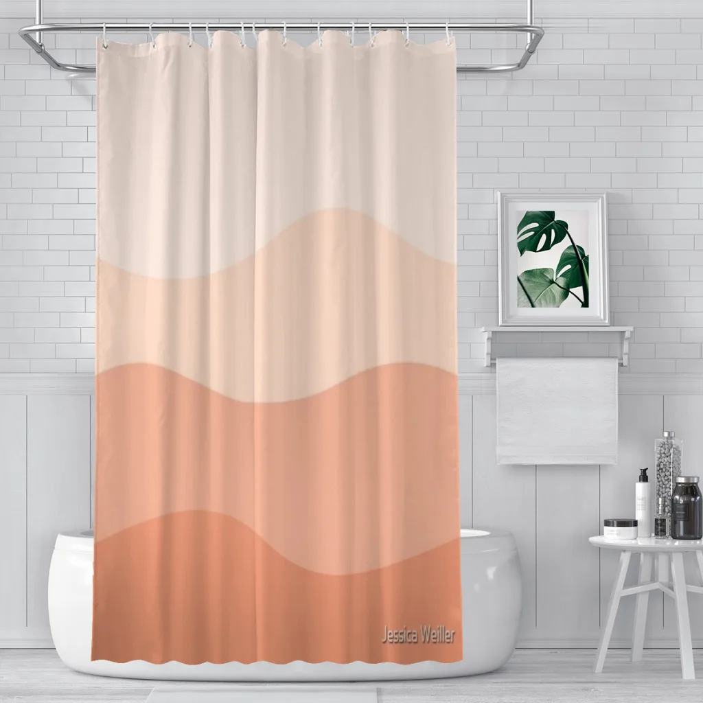 

Peachy Ombre Dunes Shower Curtain Bathroom Decoration Shower Curtain Birthday Gift