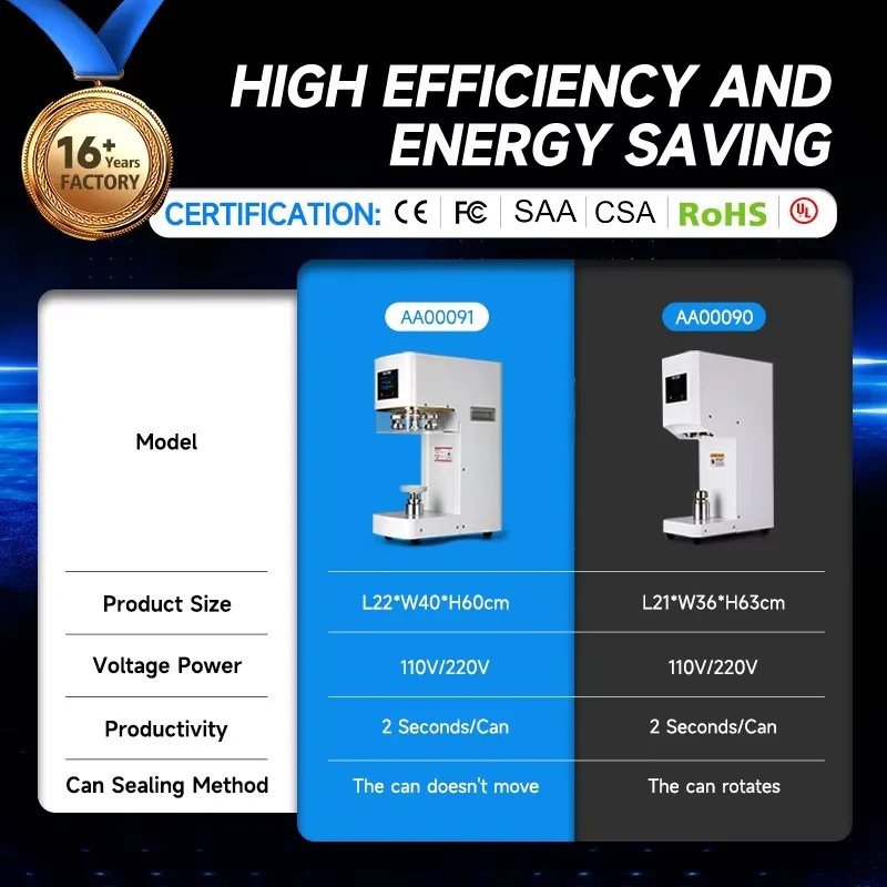 Xiangyin Elektrische automatische blikkensluiter Aangepaste inblikkende sluitmachine voor drankflessen Hout 304 roestvrij staal
