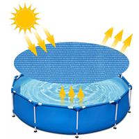 PE Film Round Solar Pool Cover for Swimming Pools Summer Waterproof Pool Tub Dustproof Covers Outdoor Garden Blanket Accessories
