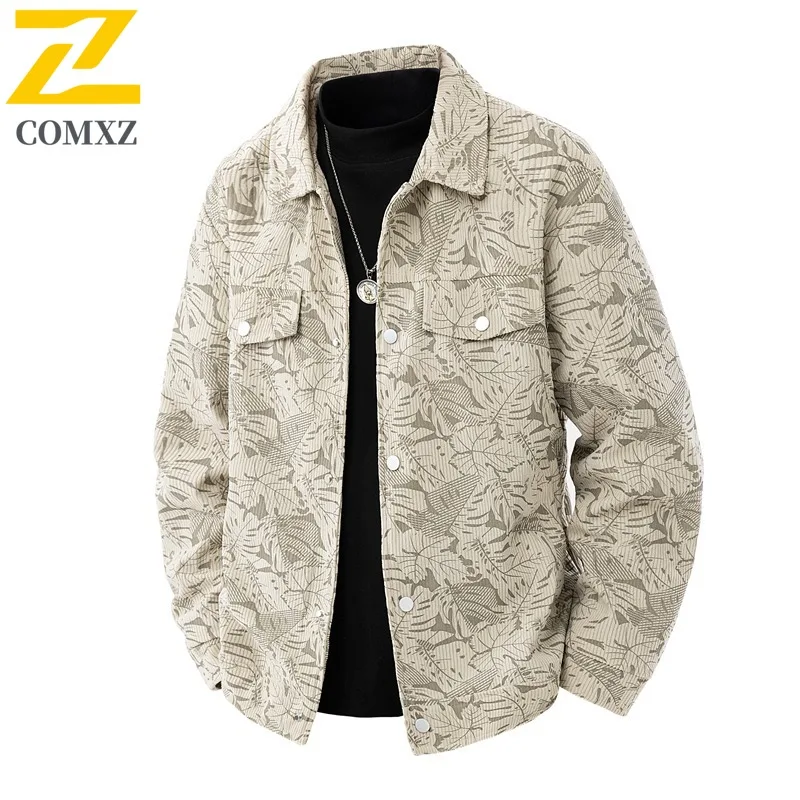 

COMXZ Мужская уличная куртка премиум-класса с воротником-стойкой для верховой езды, ветрозащитная мотоциклетная куртка, повседневная легкая удобная осенняя куртка для кемпинга