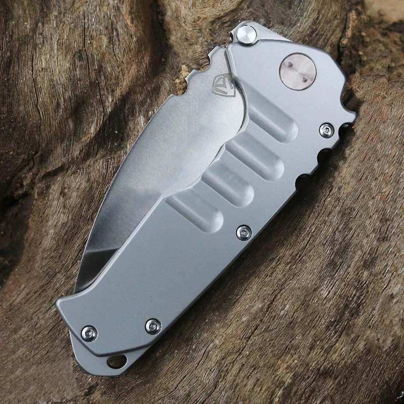 MKT01 Heavy Duty D2 Steel Folding Knife Emergency Rescue Camping Hunting Knives Sharp Fruit Outdoor Tactical EDC Tools