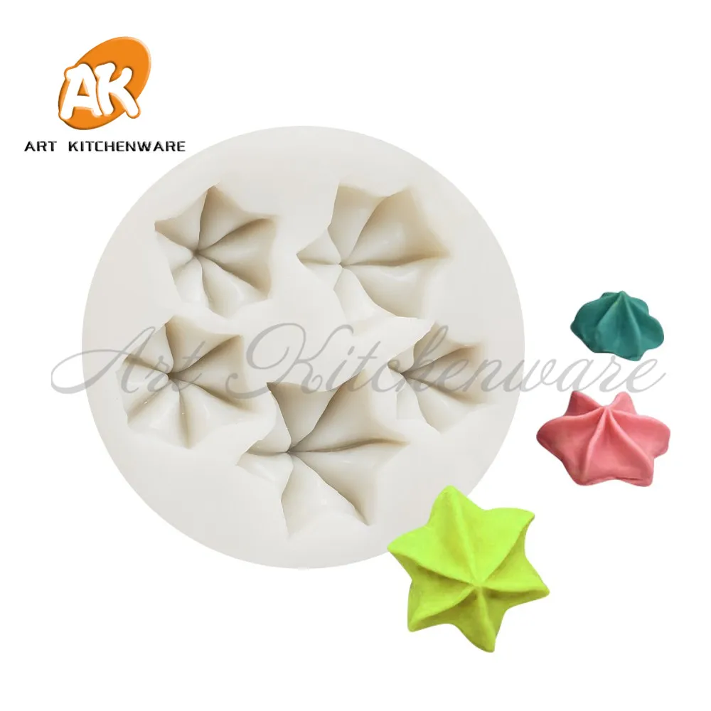 Meringue شكل قوالب السيليكون Sugarcraft فندان قالب الشوكولاته كب كيك كعكة تزيين المطبخ خبز لتقوم بها بنفسك قوالب الطين الراتنج #5
