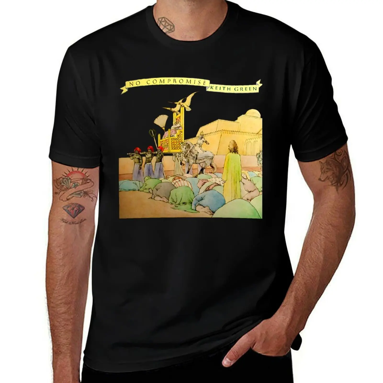 Keith Green - No Compromise T-Shirt Plus Size Solid Color T-Shirt