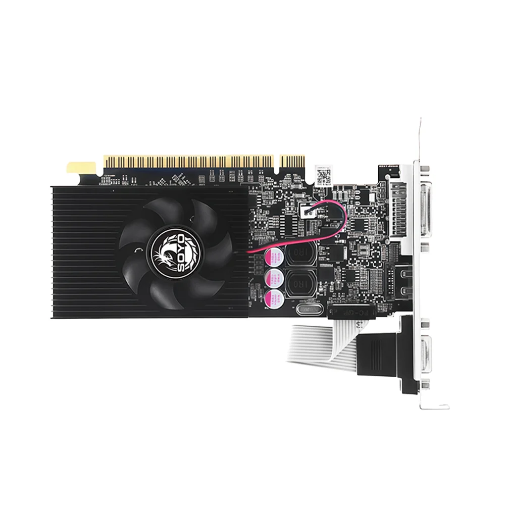 Half-height Graphics Card SOYO NVIDIA GPU GT 610 2G DDR3 64Bit 40nm Gaming Video Cards Desktop Computer components VGA HDMI DVI view 5