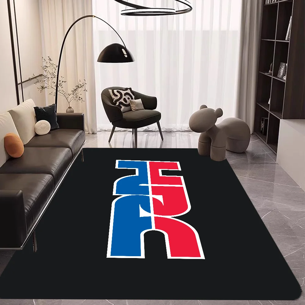 HRC Racing HONDA Logo Motorcycle 3D Floor Mat INS Style Soft Bedroom Floor House Laundry Room Mat Anti-skid Bedside Area Rugs
