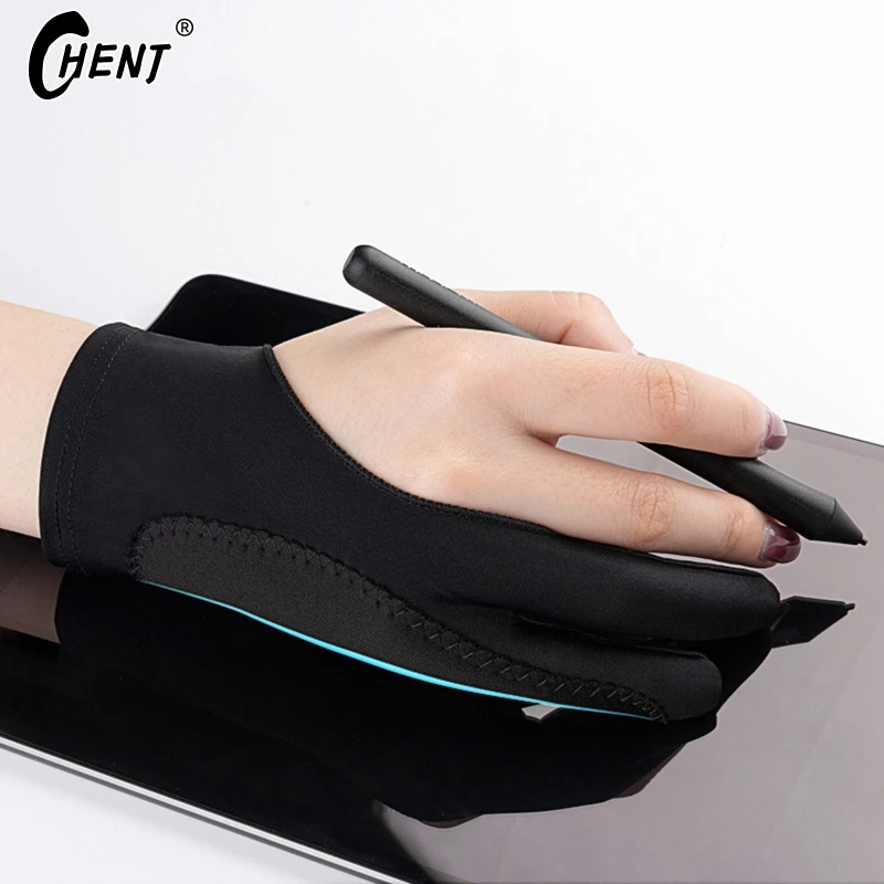 Anti Wear Anti Sweat Anti Dirt Sketch Oil Painting Two Finger Art Electronic Digital Board Screen Hand Drawn Drawing Gloves