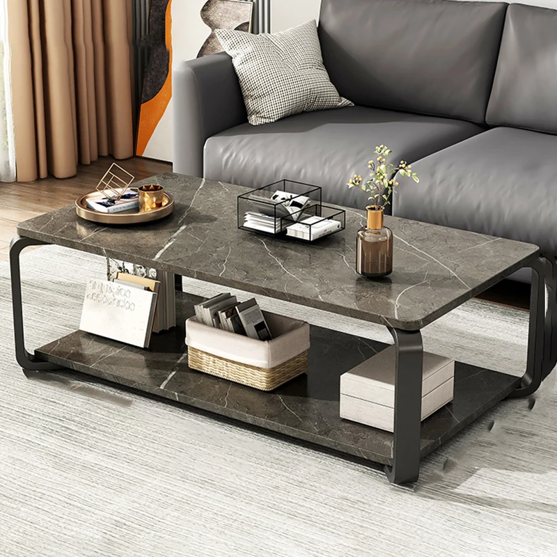 

Luxury Rectangle Coffee Tables Minimalist Wooden Simple Clear Sides Tables Japanese Free Shipping Couchtisch Room Furnitures