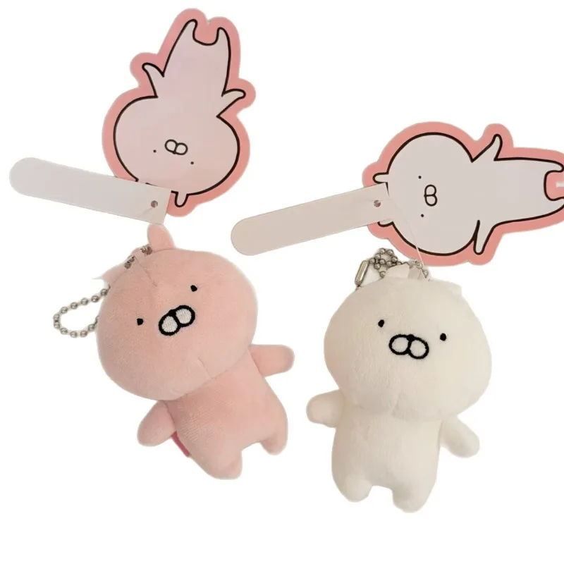 Vintage Usamaru Rabbit Doll Pink Cute Bag Pendant Keychain Mini Stuffed Toy Student Backpack Hanging Ornament Girls Gift view 5