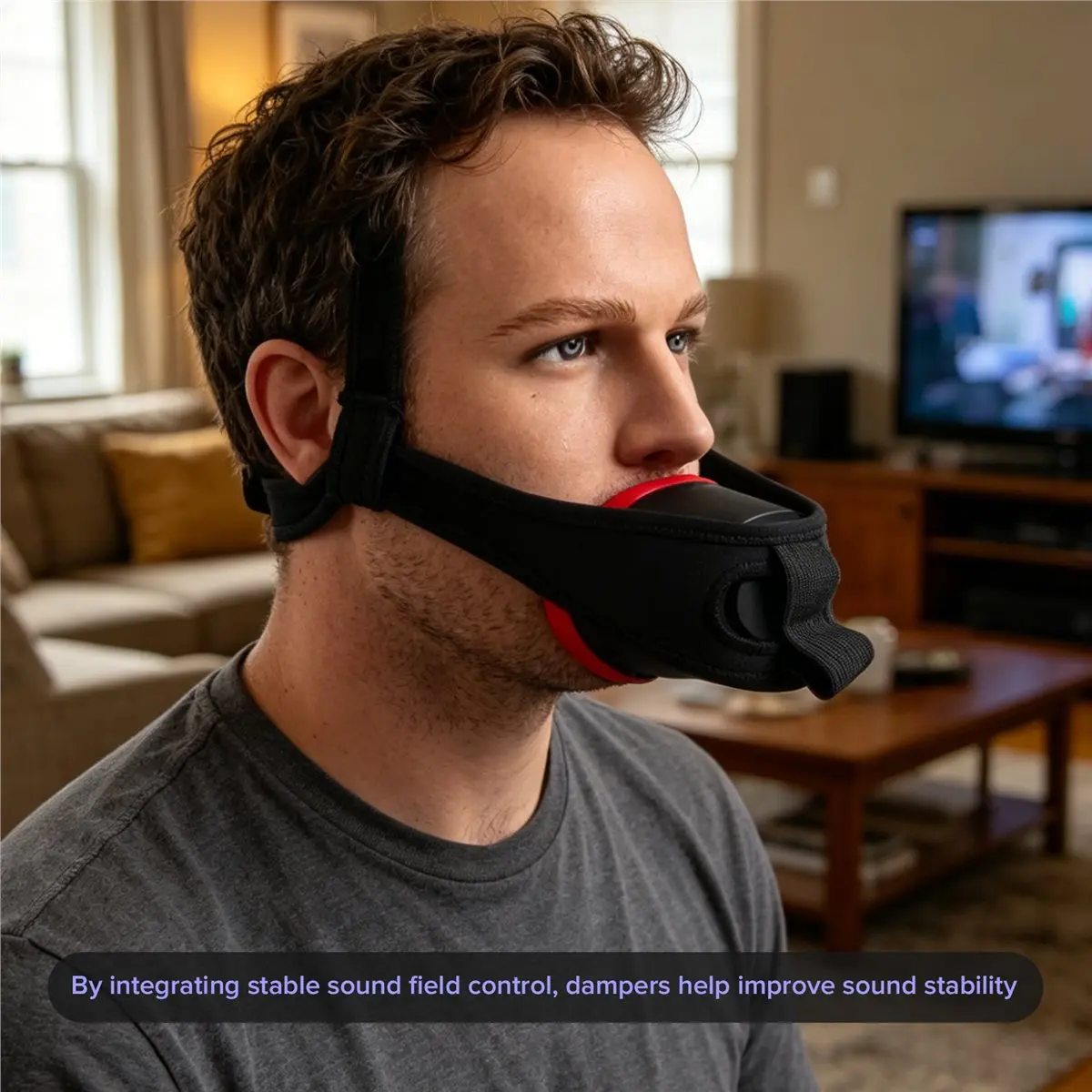 fine Soundproofing Muffler Voice Shielding Device for Men, Women, Adults - Portable Sound Generator Foldable Vocal Damper