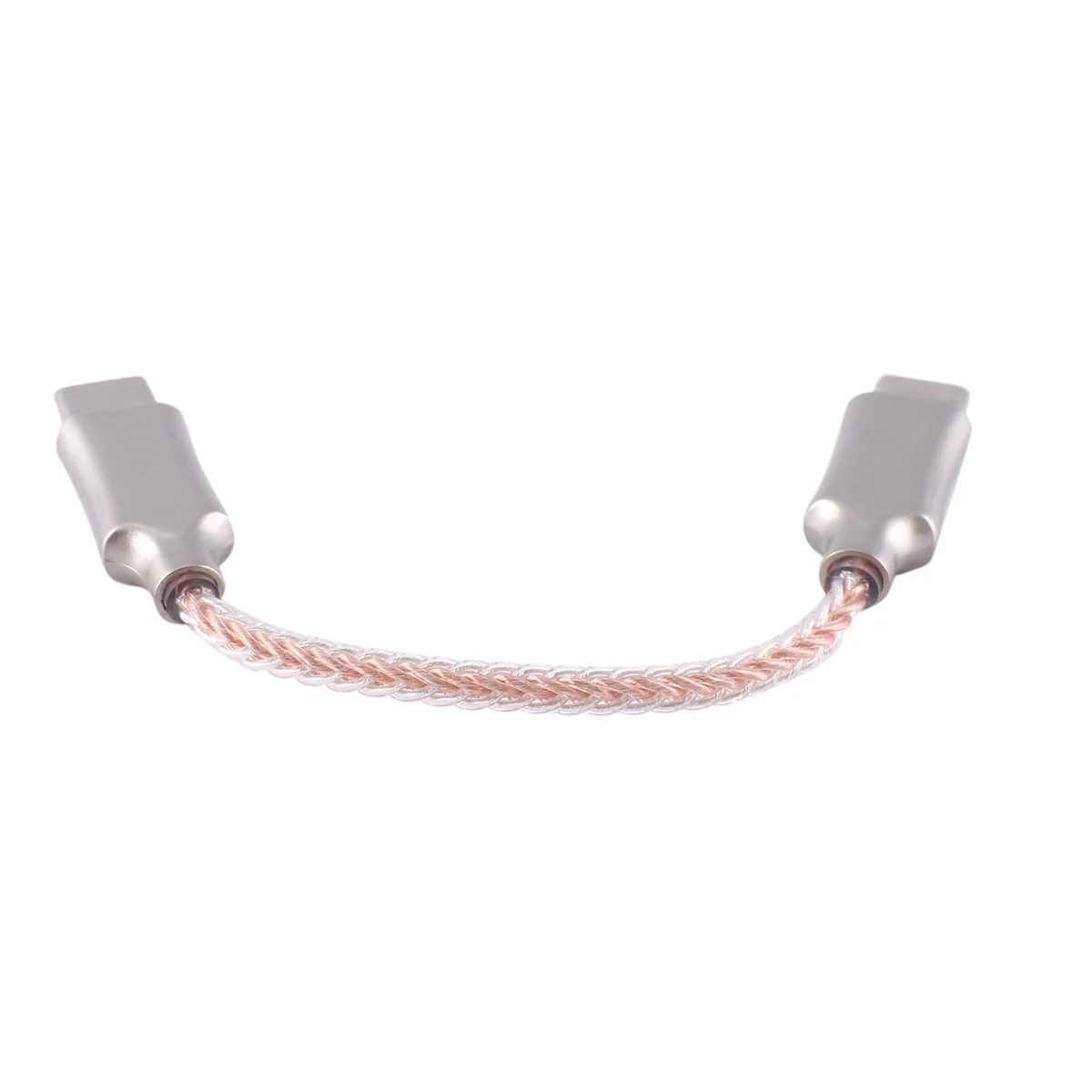 Cable OTG decodificador portátil T80C, línea de grabación tipo C a tipo C, Cable de Audio de 8 núcleos para auriculares HiFi, adaptador OTG