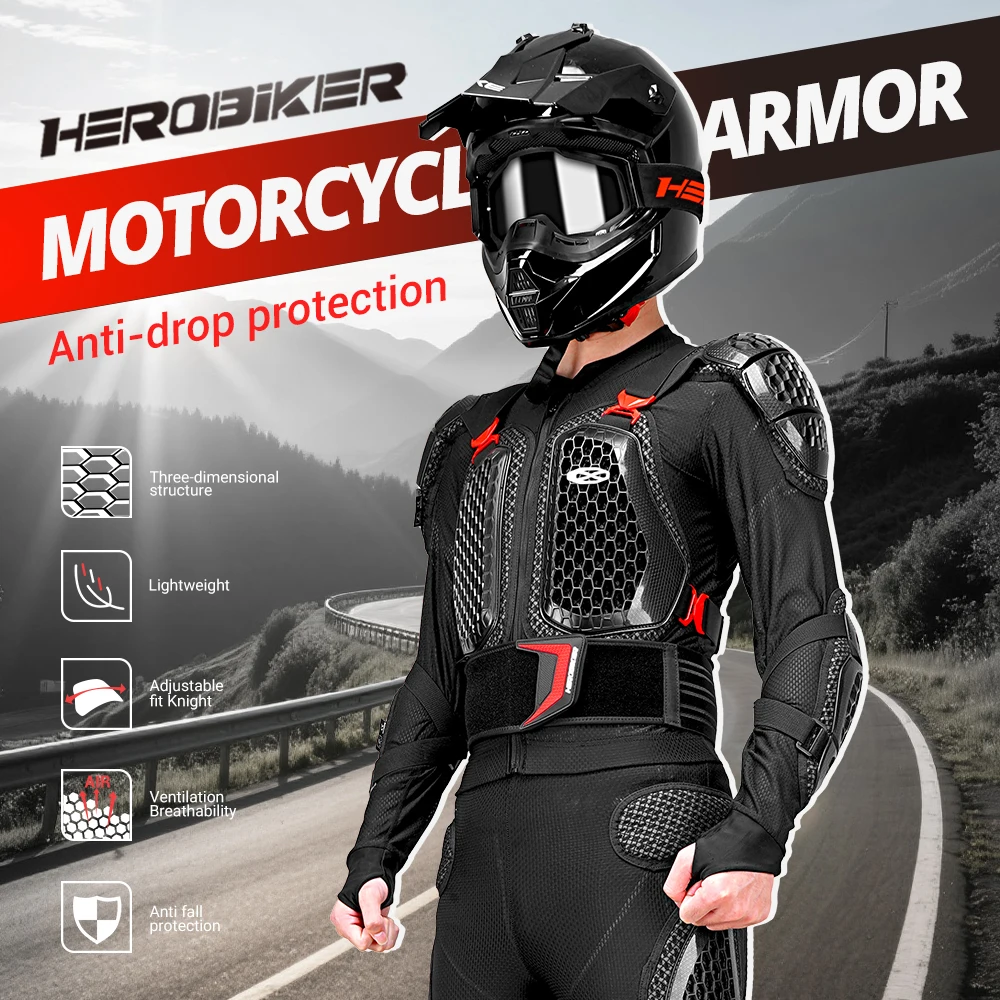 

Men Motorcycle Armor Jacket Women Motocross Racing Jacket Motorbike Body Protective CE Certified Riding Protective Gear