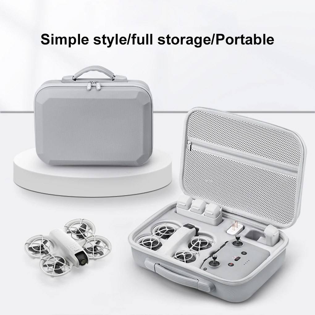 Сумка для хранения для DJI NEO, интегрированный чехол для переноски, дорожный чемодан из искусственной кожи с плечевым ремнем, аксессуары для дронов