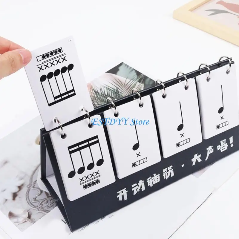 G6DE Rhythm Practice Music Notation Cards for Self Study Classroom Musicians Training Cards for Rhythm Learning Experiences