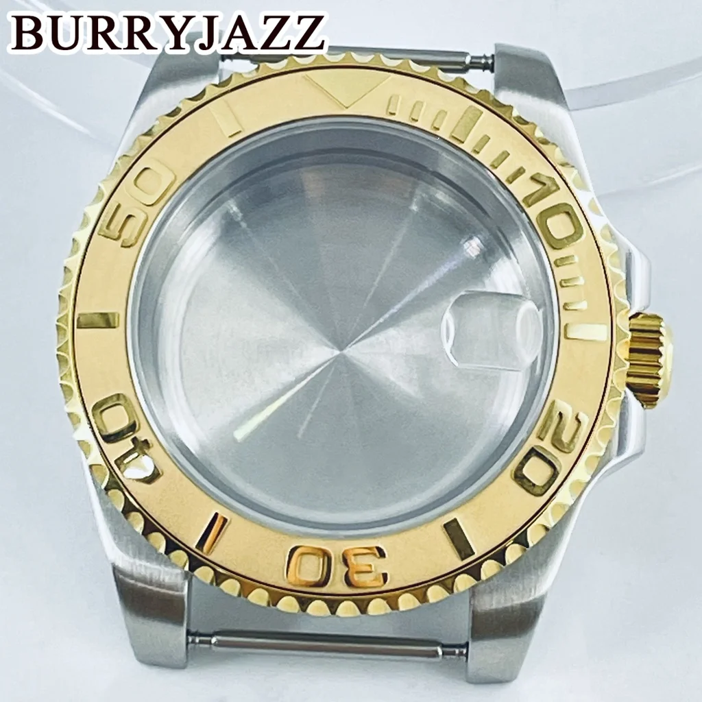 

BURRYJAZZ 40mm SUB GMT Case NH35 NH36 NH34 NH38 NH70 NH72 ETA2824 PT5000 Watch Case Sapphire Glass Ceramic /Aluminum Bezel