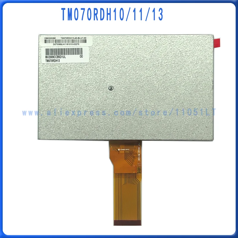 7 Inch 50pin LCD Screen 800x480 Display TM070RDH10 TM070RDH11 TM070RDH13 Replacement Touch Panel for Electronics