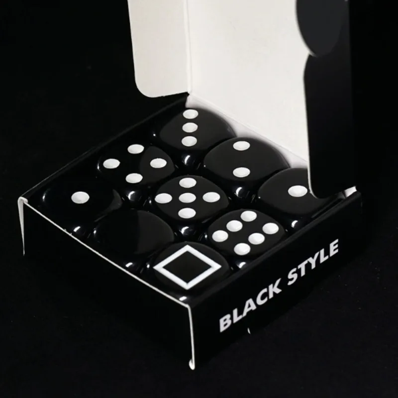 Forcing Dice Set Magic Trick – 6 Double Numbered Dice + ESP Die + Blank Die Close-Up Mentalism Prediction Props Magician Magia