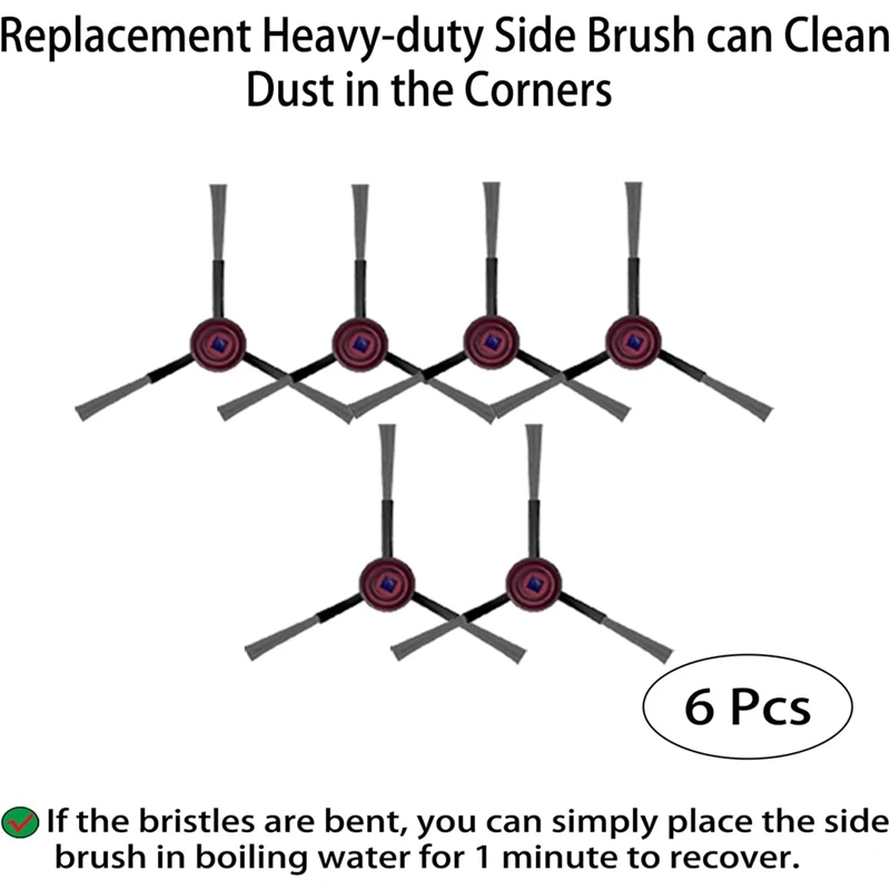 Parti di ricambio per ECOVACS DEEBOT T30S Robot Vacuum spazzola laterale principale filtro HEPA Mop Pad accessori per sacchetti della polvere