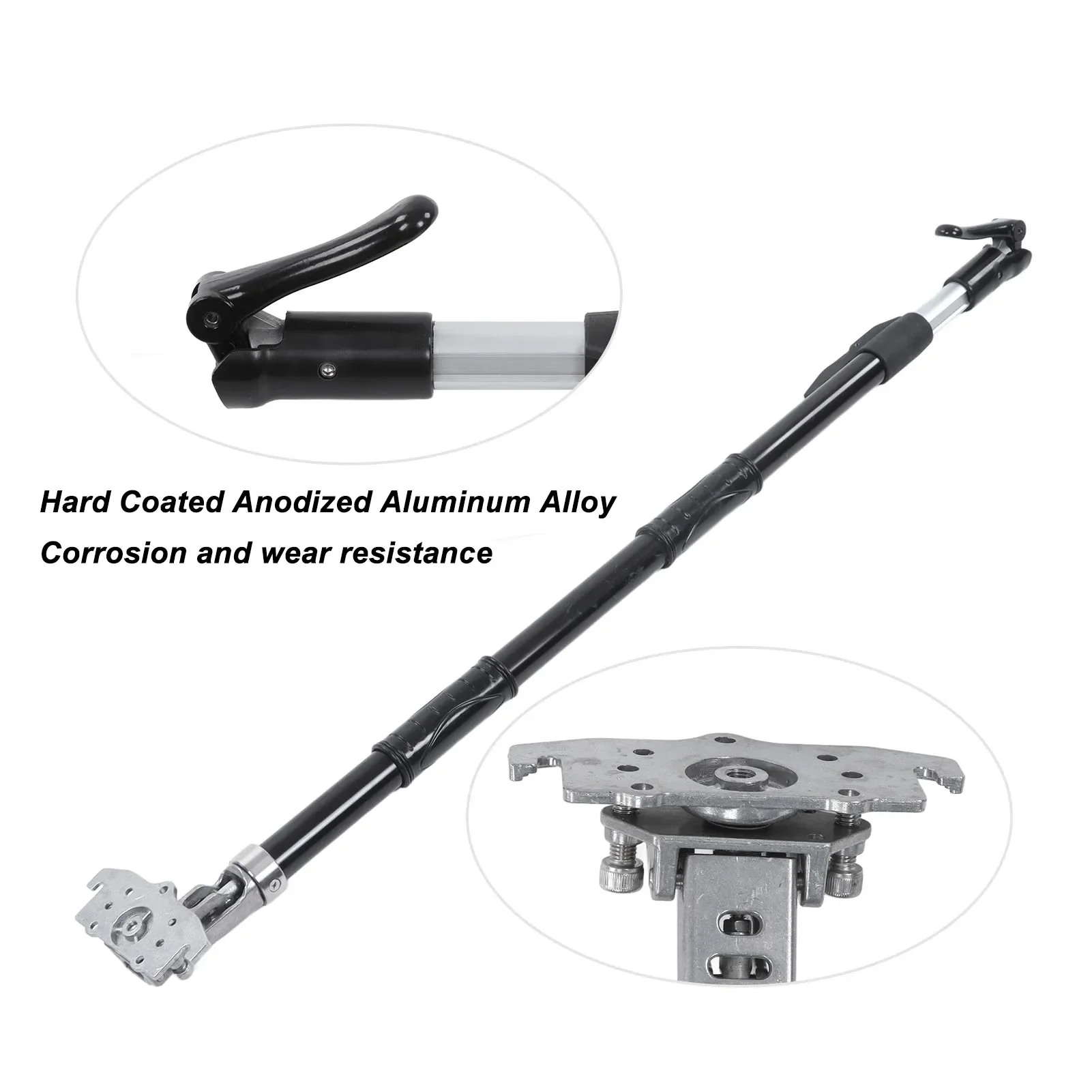 Retractable Flat Box Handle Adjustable Anodized Aluminum Wallboard Finishing Box Handle