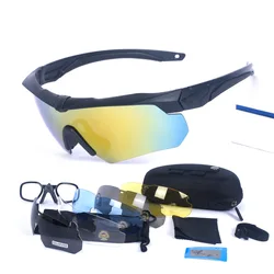 Shooting Glasses Tactical Glasses Outdoor Military Fan Shooting Sunglasses Windproof Sand Goggles