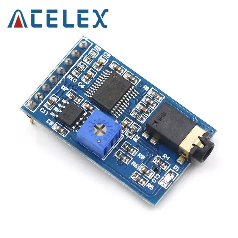 MP3 player module serial port on-demand decoder board card playback with 3w power amplifier voice broadcast M3A1T