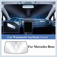 Car Windshield Sunshades Cover For Mercedes Benz A C E S G Class GLC CLE CLA GLB GLS W177 W205 W213 W222 X167 Sun Protection
