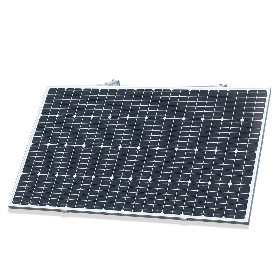 Imagem -02 - Painel Solar Placa Solar Painel de Vidro Solar com Suporte de Montagem Placa Fotovoltaica 200w 26.4v Suporte de Montagem do Painel Solar Motor Solar para Carregar Muitos Tipos de Bateria Casa Varanda Carro