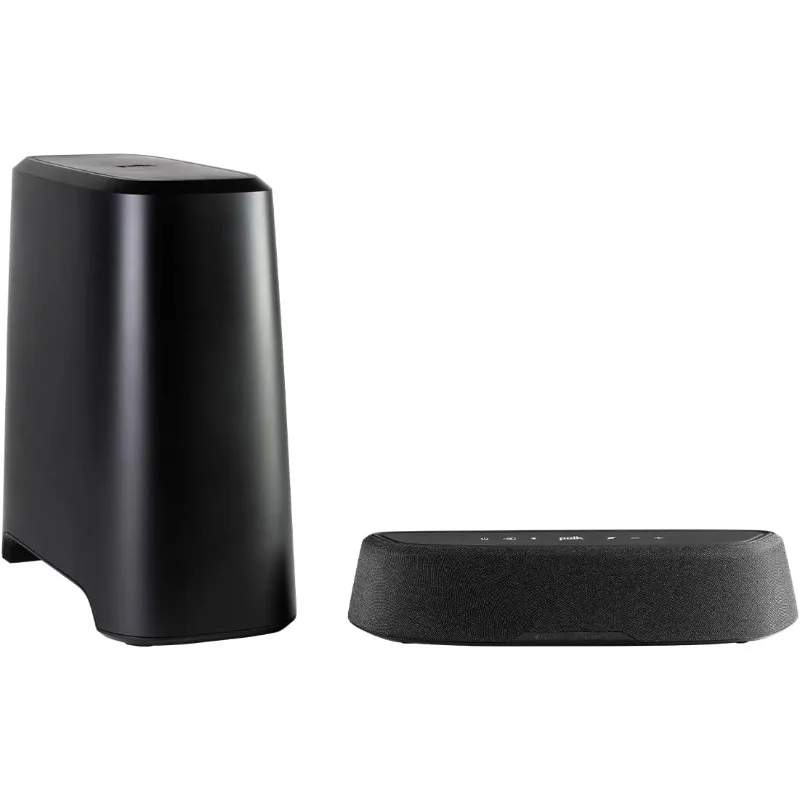 with Wireless Subwoofer, Dolby Atmos and DTS:X Certified, Polk's Patented VoiceAdjust MagniFi Mini AX Sound Bar