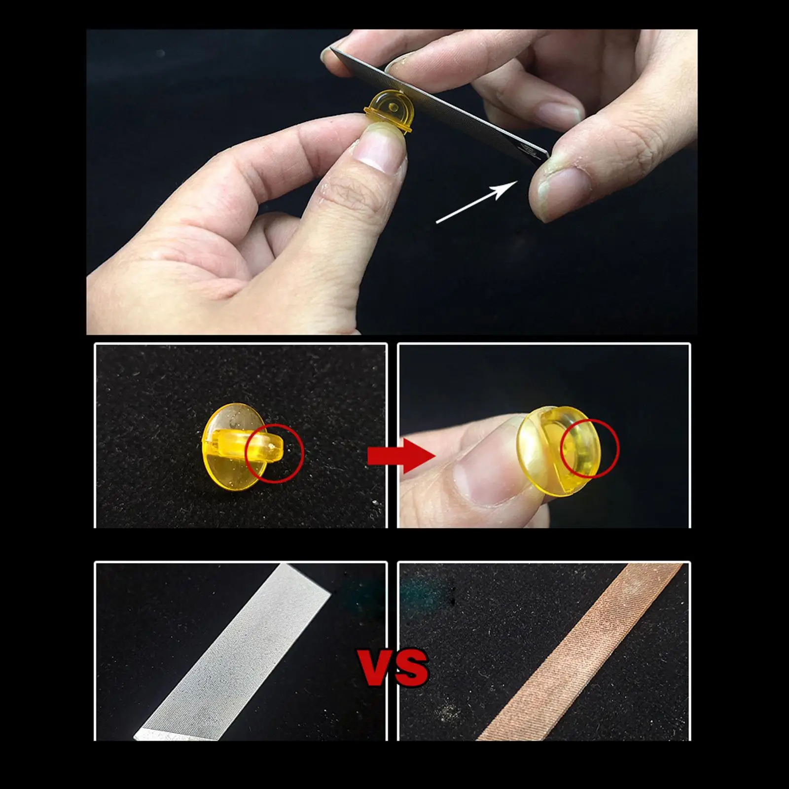 

3 in 1 Stainless Steel Model Sanding Polishing File Board Plastic Grind Tools