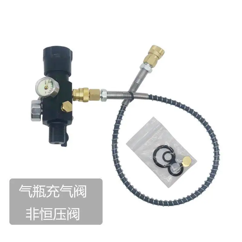 Suitable for M18 * 1.5, 30mpa High-pressure Gas Cylinder Valve with Quick Connector Integrated Valve