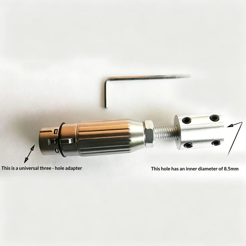 Reciprocating Motion Parts 3XLR Connector Extension Rod Suction Cup Telescopic Motor Linear DIY Accessories Device Adapter