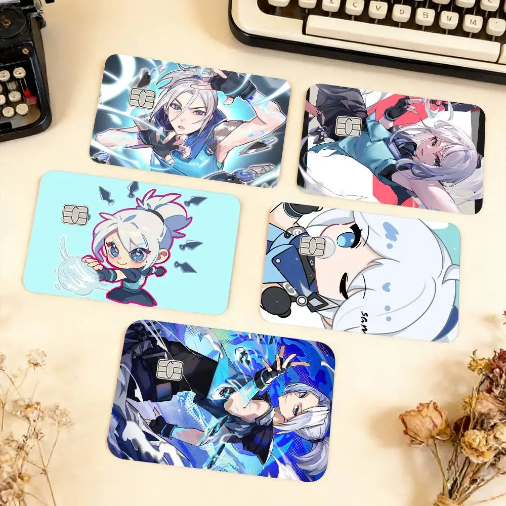 Game Jett Waterproof Film Skin Cover Credit Card Stickers Debit Front Bank Bus Pass