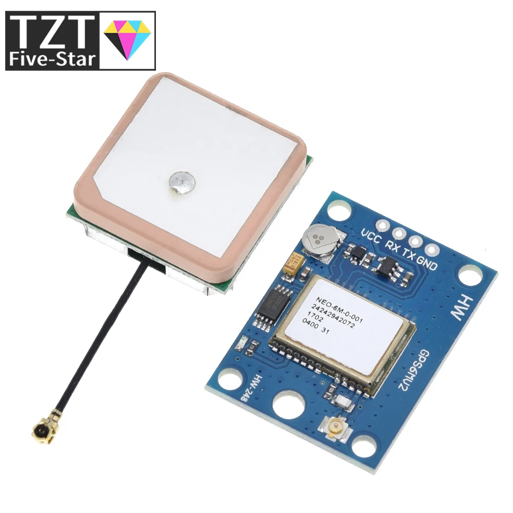 GY-NEO6MV2 new NEO-6M GPS Module NEO6MV2 with Flight Control EEPROM MWC APM2.5 large antenna for arduino