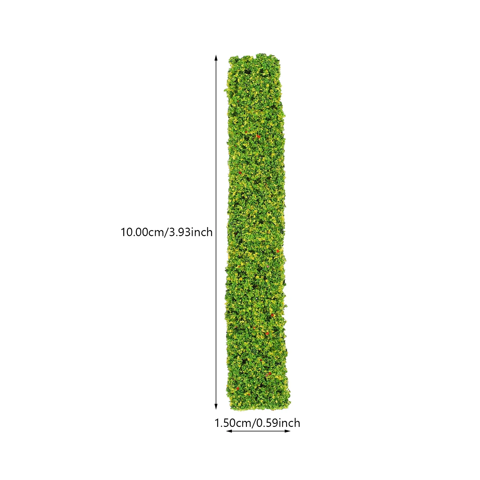 8Pcs Compact Simulation Shrub Strip Decor Vivid Detail Micro Landscape Ornament for Sand Table DIY Miniature Gardening Layout
