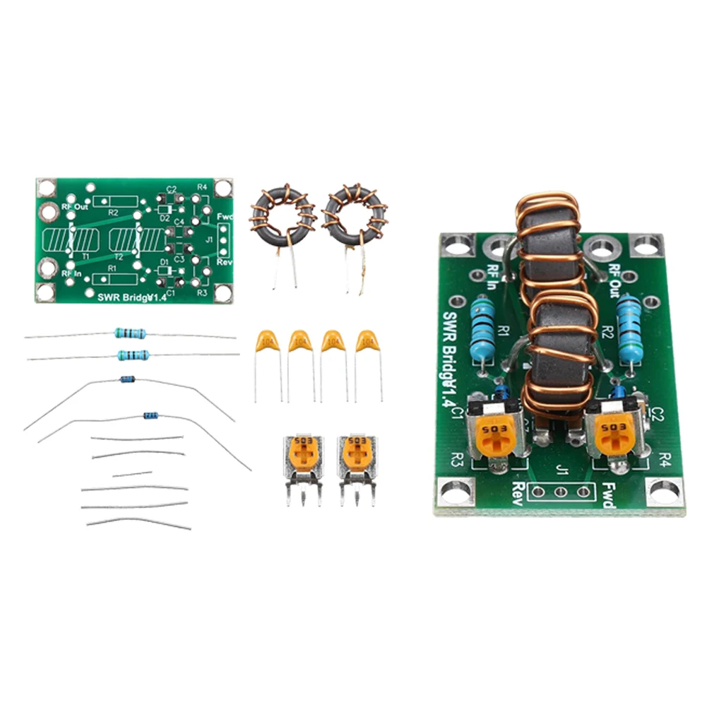 1.8M-30MHz/3.5-30MHz RF DIY Board Kit Accessory Frequency Stand Wave Ratio Module Board for RF Network