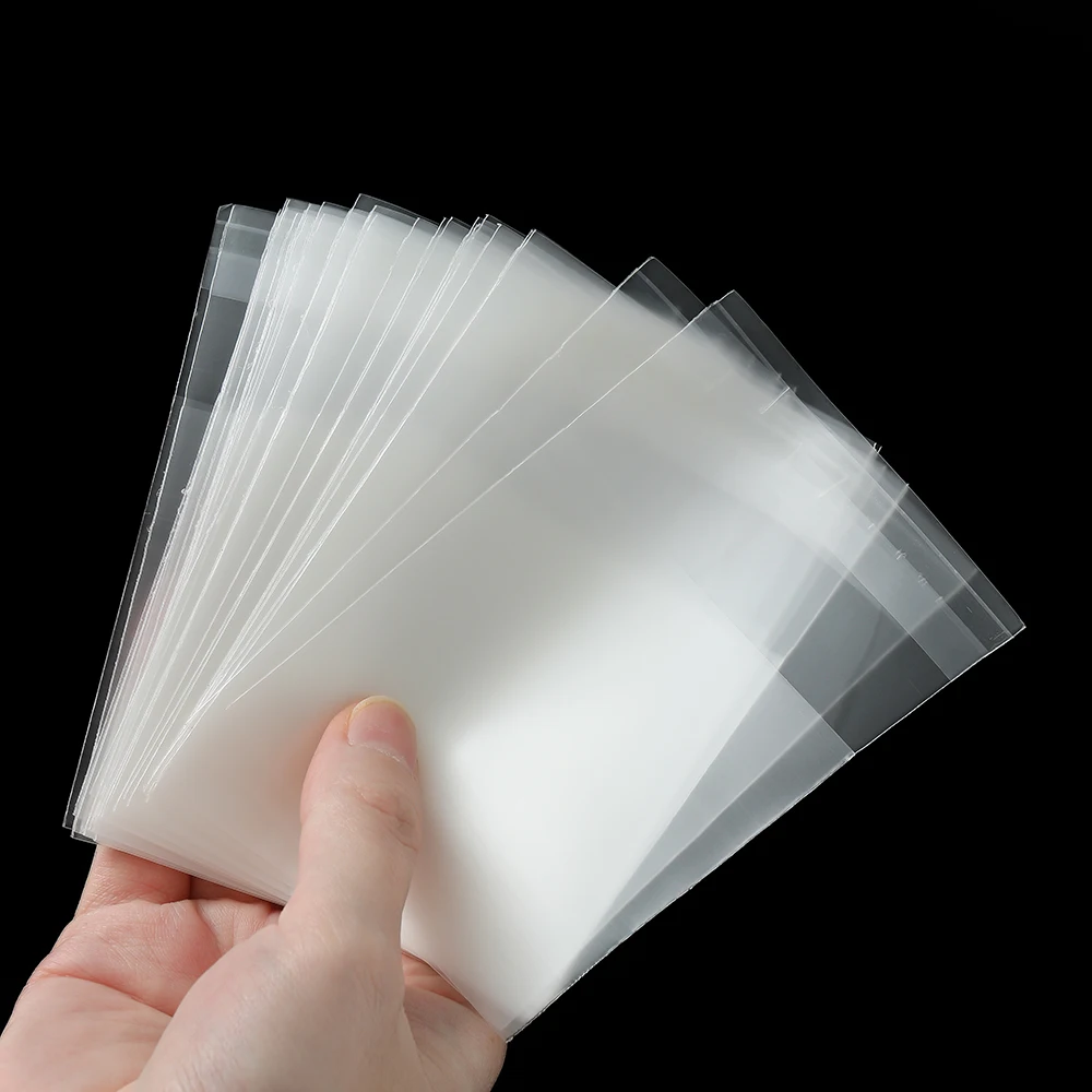 100pcs/lot Transparent Poly Cellophane OPP Bags Self Sealing Small Plastic Bags for Candy Cookies Decorative Jewelry Wrapper