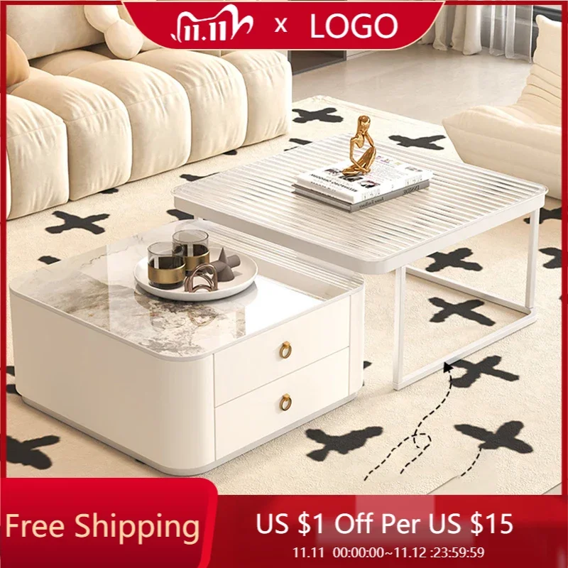 Center Frames Coffee Tables Bedroom Round Design Modern Luxury Side Table Makeup Mesas Pegables Portatil Furniture Living Room