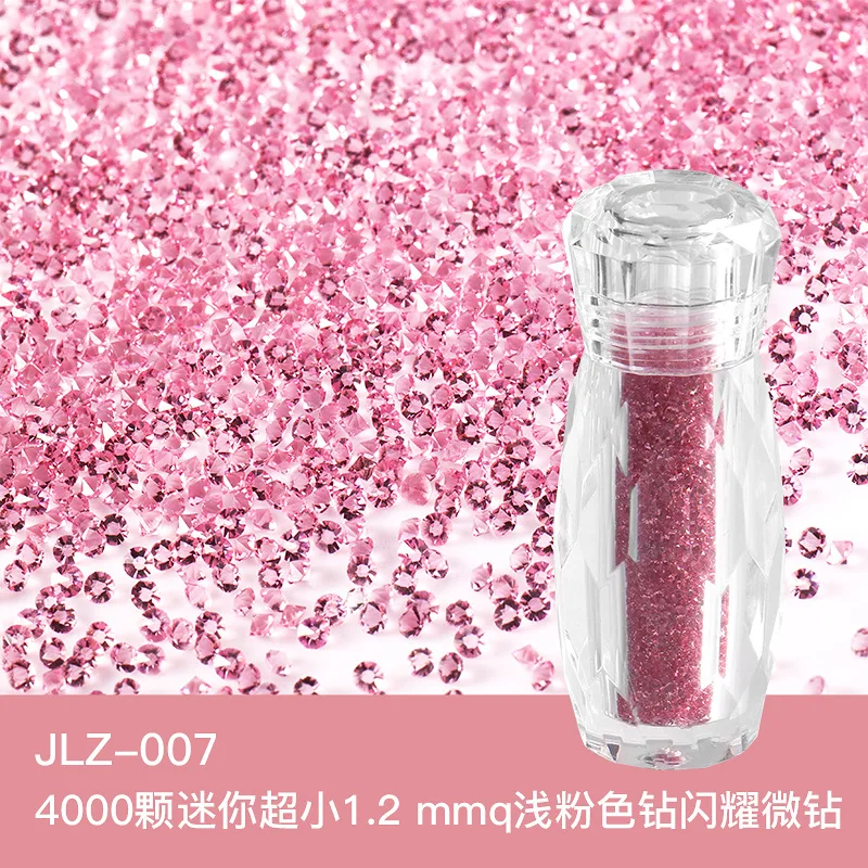 4000 Stuks/Pot Nagel Glazen Kralen Diamanten Kristallen Steentjes Glitter Mini Nail Micro Stenen Diy Manicure Glanzende Kralen